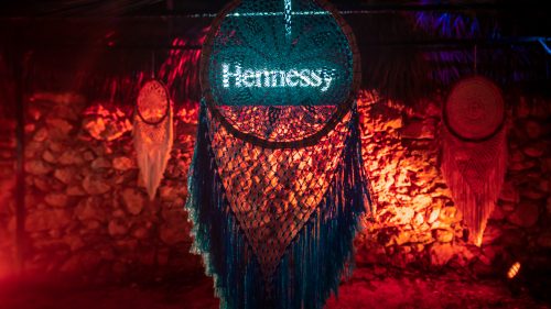 Hennessy brand activation at Zamna, 2019