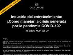 Cover of the Covid Guidelines by Octopus Riviera, May 2020